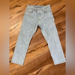 Levi's Blue and White Women Jeans
